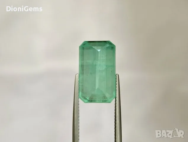 Натурален Смарагд (Изумруд) 16.59 ct – Със сертификат от Bellerophon Gemlab (Париж), снимка 5 - Други - 55391877