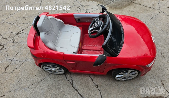 Акумулаторна кола с родителски контрол 6V AUDI TT ЧЕРВЕН, снимка 3 - Коли, камиони, мотори, писти - 54472725
