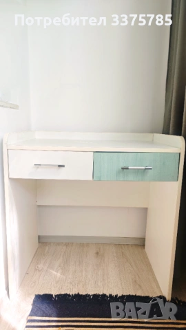 Компактно бюро с чекмеджета, снимка 4 - Бюра - 54501522