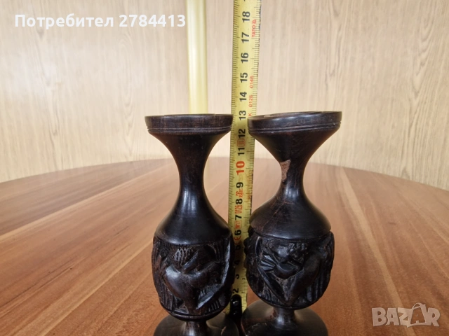 Лот Абанасови свещници 13 см., снимка 5 - Декорация за дома - 54640409
