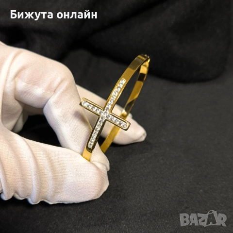 Стилна гривна от висококачествена медицинска стомана. Продукт №024.