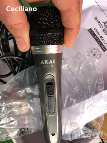 Akai AMF-100 Микрофон, снимка 5 - Микрофони - 54571388