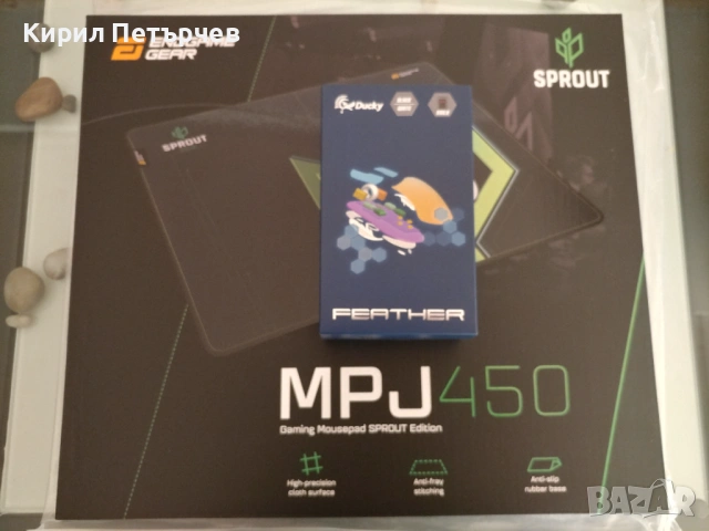 Нови Ducky Feather Gaming Mouse, ARGB, снимка 4 - Клавиатури и мишки - 54224188