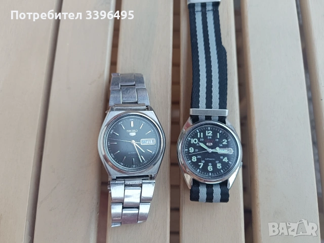 Автоматични часовници Seiko 5, снимка 2 - Мъжки - 54990578