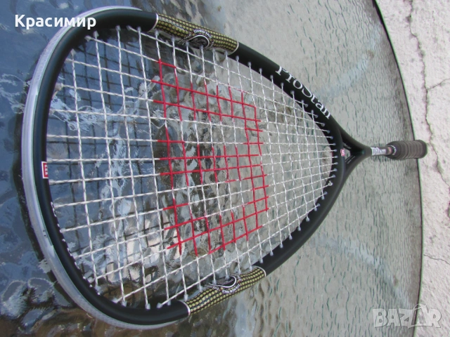 Ракета за скуош Wilson Pro Staff Titanium, снимка 5 - Тенис - 54716495