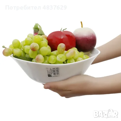 Купа за салата Bormioli Rocco Parma, Опал, 24 см, снимка 2 - Чинии - 55399770