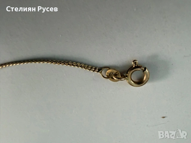 2.69гр НА 8 КАРАТА  са 1.53грама на 14к / златен женски дамски ланец колие синджир / злато / GOLD ко, снимка 6 - Колиета, медальони, синджири - 55089330