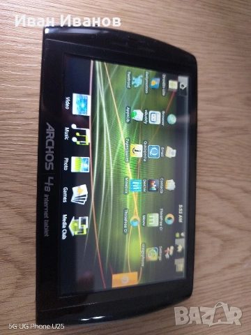 Ретро класика 500GB HDD Archos 48 Internet Tablet - Уникален 500GB HDD модел! 