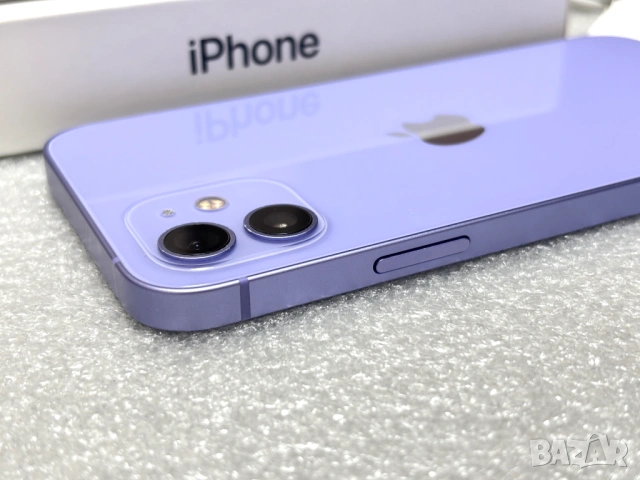 Перфектен! Като нов! 100% Батерия! Смартфон Apple iPhone 12, 64 GB, Purple, снимка 11 - Apple iPhone - 54686421