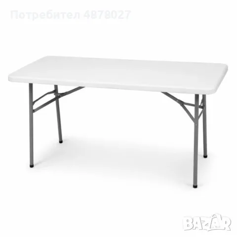 Сгъваема маса + 4 сгъваеми стола - практичен, здрав и удобен комплект за всяко събитие, снимка 3 - Градински мебели, декорация  - 55540656