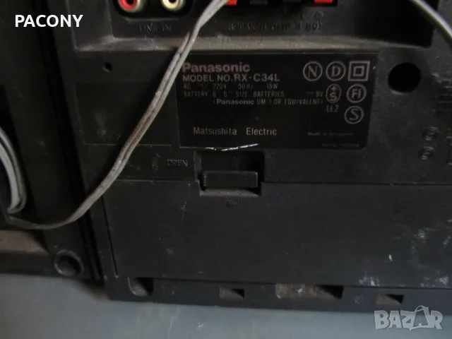 радиокасетофон PANASONIC RX-C 34 L , снимка 5 - Радиокасетофони, транзистори - 49420944