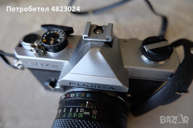 Fujica ST605N & Fujinon 50mm f2.2 Lens. M42 Mount, снимка 3 - Фотоапарати - 54492825