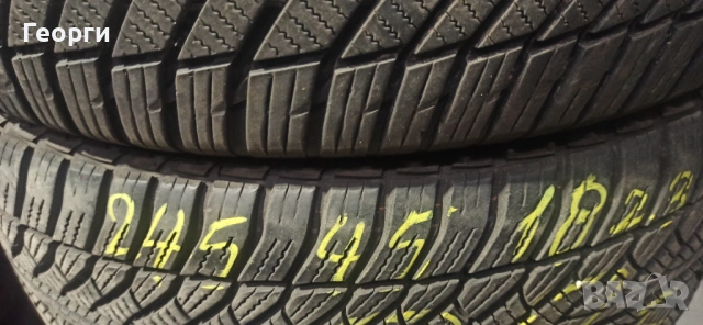 2бр.зимни гуми 245/45/18 Goodyear, снимка 8 - Гуми и джанти - 54719712