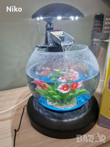 Аквариум Tetra Cascade Globe –  и осветление, снимка 4 - Аквариуми - 55038834