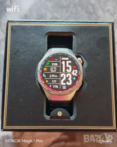 Huawei Watch GT 5 Pro 46mm Titanium + аксесоари , снимка 3 - Друга електроника - 55673117