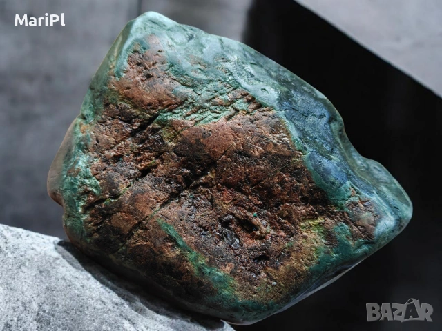 Суров речен Нефрит (Nephrite Jade) с "Flower" ефект – 1.64 кг., снимка 4 - Други - 54392610