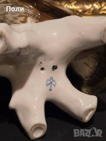 Порцеланова сова, Karl Ens, Turingen, снимка 6 - Антикварни и старинни предмети - 54219061