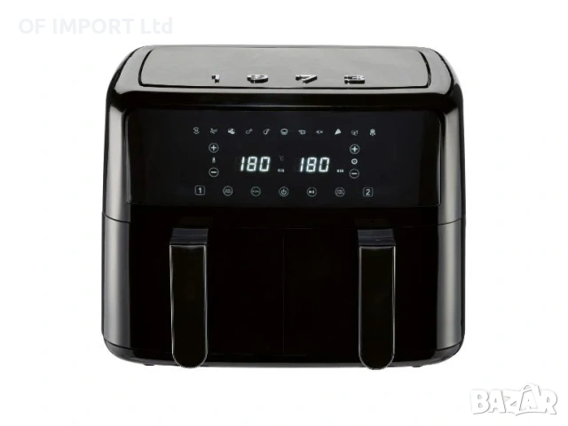 Двоен Двузонов Фритюрник с Горещ Въздух SILVERCREST SHLFD 2600 B1 1973, снимка 8 - Фритюрници - 54406076