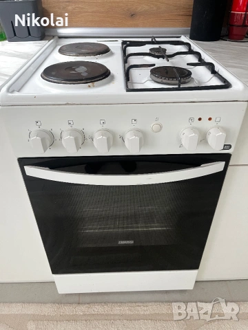 Готварска печка на газ и ток ZANUSSI
