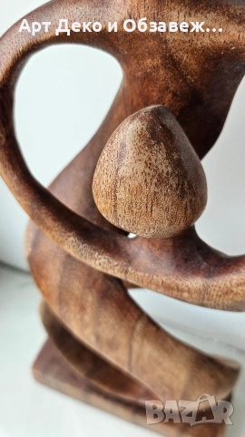 Екзотична дървена пластика, снимка 6 - Статуетки - 54261243