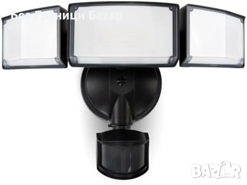 Нова LED Охранителна Лампа 5000K Сензор Движение IP65 Външен Прожектор