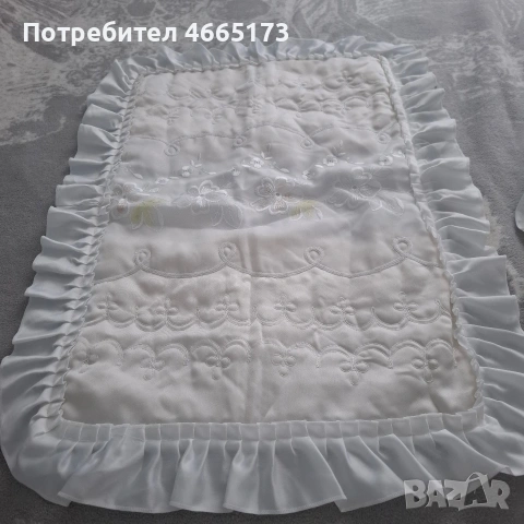 Комплект Бяло Шалте за спалня, снимка 13 - Покривки за легло - 54868642