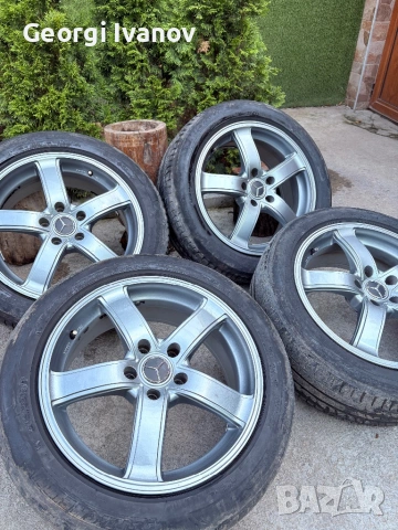 ОРИГИНАЛНИ ДЖАНТИ MERCEDES-BENZ 17” – КОМПЛЕКТ, снимка 2 - Гуми и джанти - 54756558