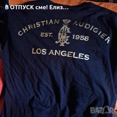 Тениска Christian Audiger Ed Hardy tattoo made in USA, снимка 4 - Тениски - 54820983