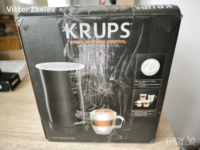 Кана за разпенване на мляко Krups, снимка 2 - Кани - 54214078