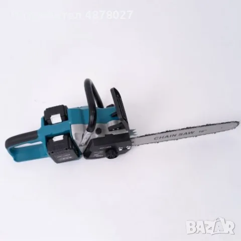 Акумулаторна резачка за дърва с маслен филтър,2х36V 10Ah,с акумулаторен верижен трион с двойна батер