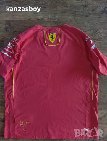 PUMA Scuderia Ferrari Men's 2024 Charles Leclerc Tshirt - мъжка тениска р-р XL, снимка 7 - Тениски - 55667347