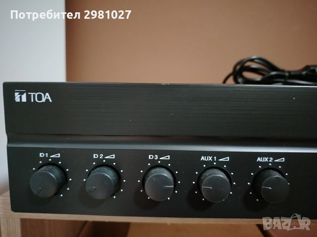 Усилвател TOA A-2120 120W , снимка 2 - Ресийвъри, усилватели, смесителни пултове - 54393789