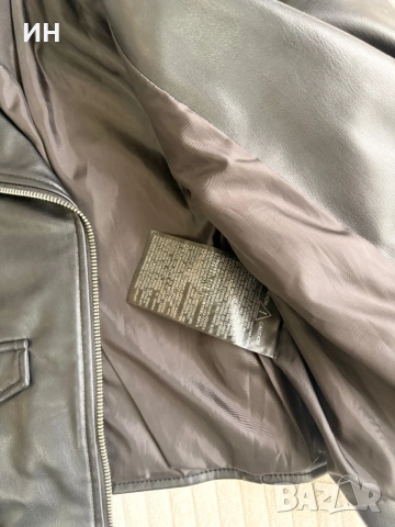 Кожено яке Zara, снимка 7 - Якета - 54489576