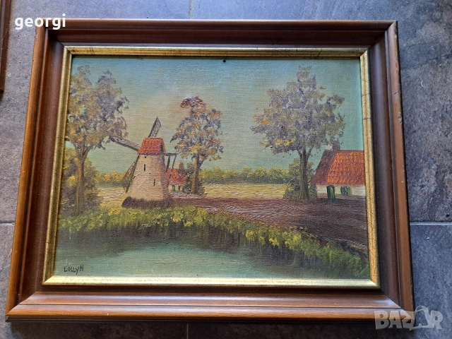 две авторски картини маслени бои върху платно , снимка 2 - Картини - 54395014