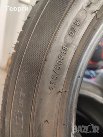 2бр.летни гуми 235/50/18 Michelin, снимка 6 - Гуми и джанти - 54717187