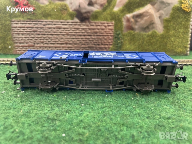 Вагон товарен хладилен 2-осен Роко HO 1:87 влак ЖП модел, снимка 11 - Колекции - 54009781