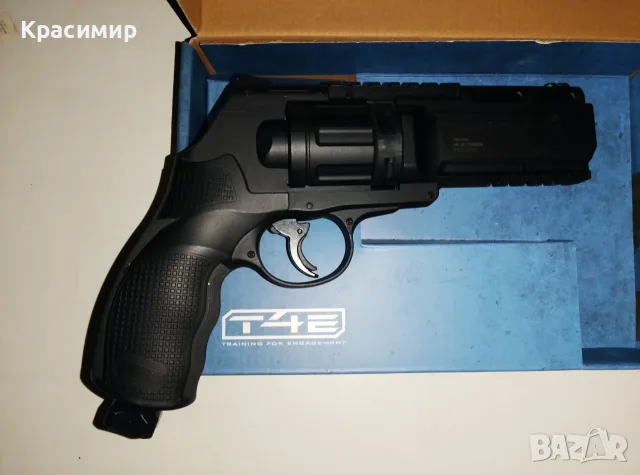 Продава се с 10флакона въздух и 30 стоманени топчетаБез Забележки UMAREX 2Gen 50cal. T4E  13 Joule. 