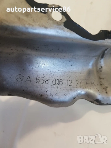 Топлинен щит за Mercedes A170 CDI W168 (1997–2002) A6680161224, снимка 2 - Части - 55223523