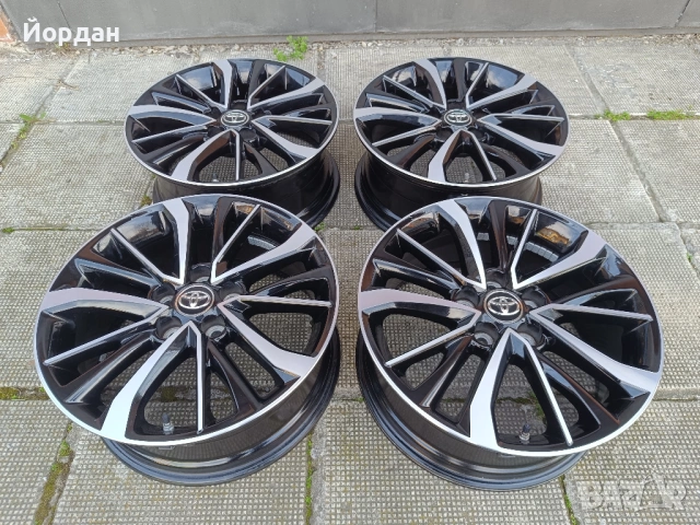 ОРИГИНАЛНИ джанти 17 ' цола 5x114,3 TOYOTA / ТОЙОТА 60,1 ЕТ39 7J + датчици, снимка 3 - Гуми и джанти - 54240393