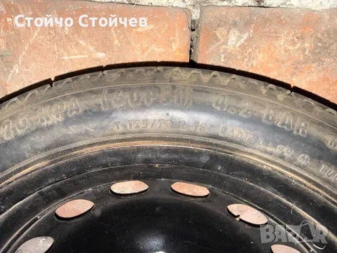 Джанти с гуми 18 цола 5х100 + патерица Subaru Outback, снимка 2 - Гуми и джанти - 54576493