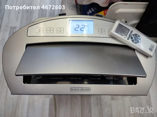 Мобилен климатик Black& Decker, снимка 3 - Климатици - 55290825