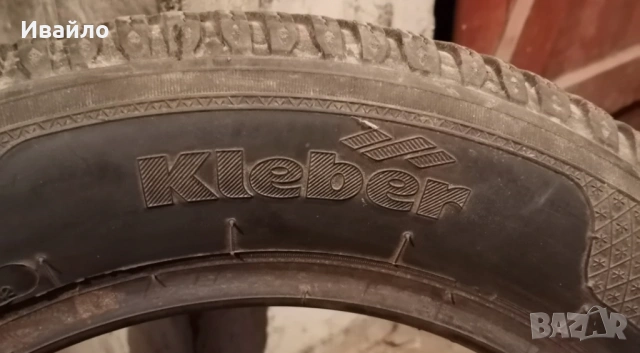 Продавам 4 броя зимни гуми 175.65.15 на 1 сезон дот 2021 Kleber , снимка 4 - Гуми и джанти - 54415888