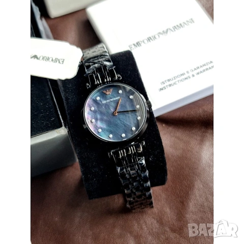 Emporio Armani AR11268 Gianni T-Bar Black, снимка 4 - Дамски - 55079499