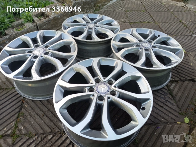 ОРИГИНАЛНИ ДЖАНТИ МЕРЦЕДЕС Ц КЛАСА 17" 5Х112 MERCEDES W205 C Class 5x112, снимка 6 - Гуми и джанти - 54544225