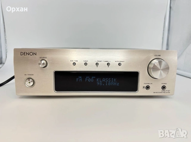 Висок клас стерео приемник Denon DRA-F107 – Отлично състояние!