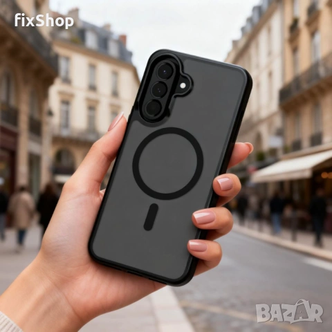TECH-PROTECT MAGMAT MAGSAFE GALAXY A36 / A37 / A56 / A27 5G MATTE BLACK, снимка 7 - Калъфи, кейсове - 54887428