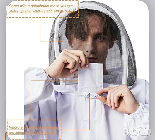 Пчеларски костюм, снимка 4 - Други стоки за животни - 55103028