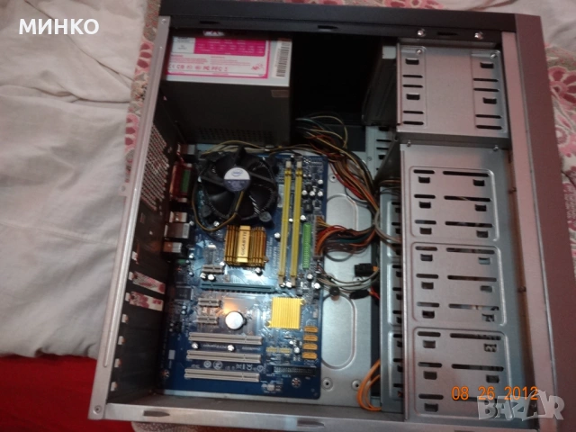 кутия + захранване и дъно с проц 775, снимка 5 - Захранвания и кутии - 54178167