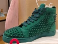 Christian Louboutin Spikes High Green - Размер 44 Мъжки, снимка 2
