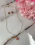 бижутериен комплект колие и обеци , снимка 1